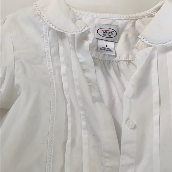 Lot of white blouses (2) adorable fun EUC - Picture 8 of 9